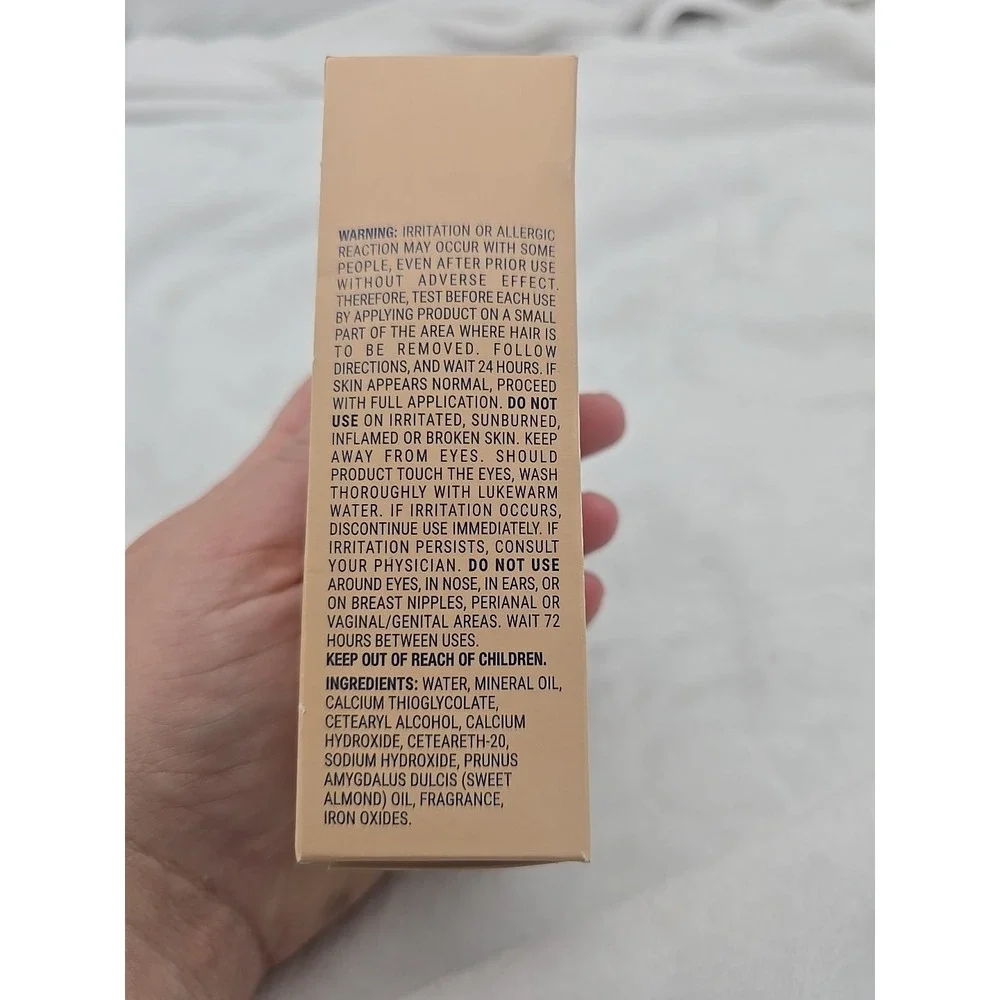 Nair‎ Face Cream Hair Remover with Sweet Almond Oil, 2 oz